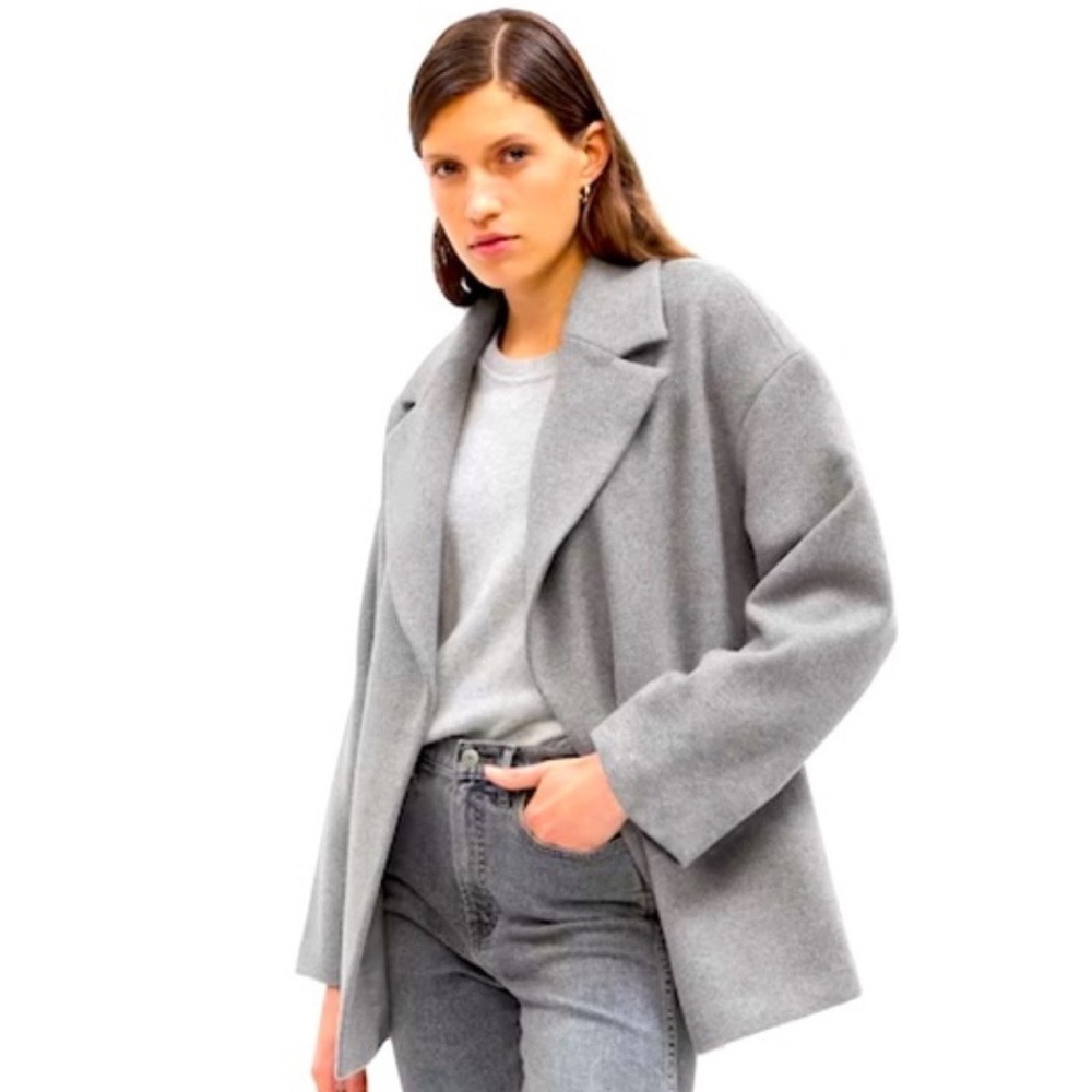 GAP Wool Short Wrap Coat